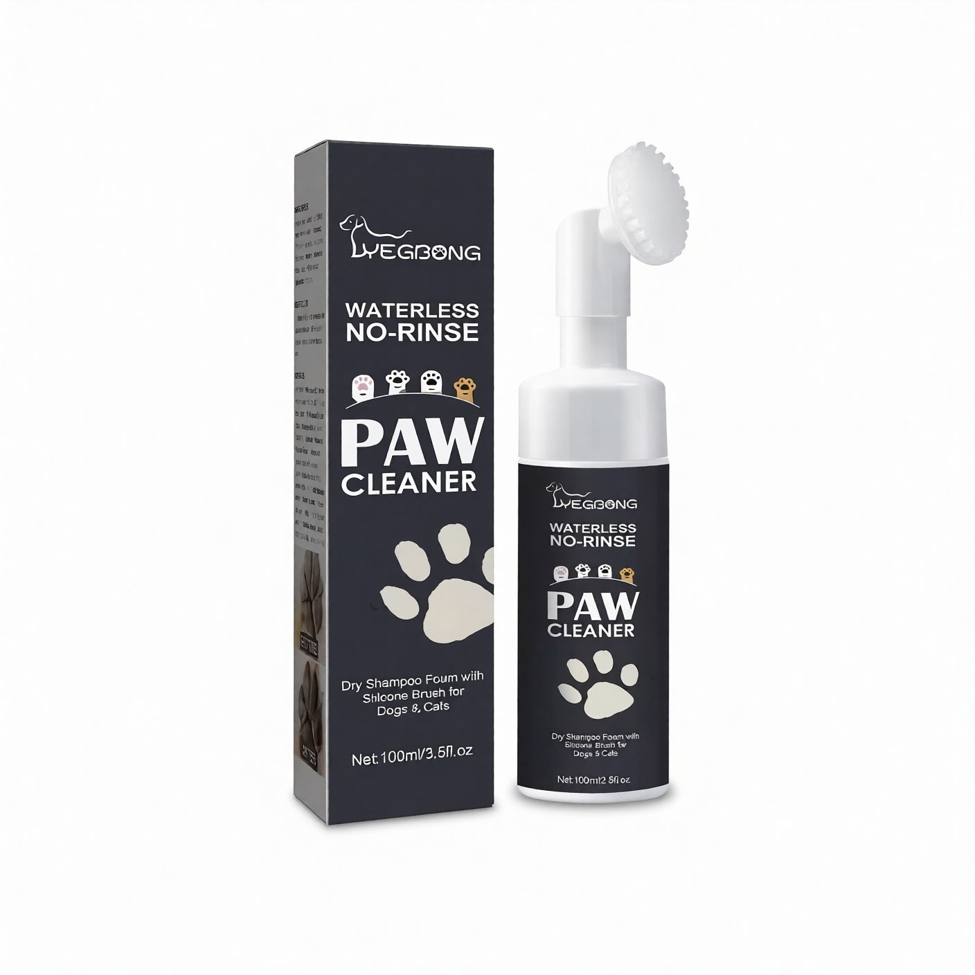 ThePawCure™ Cleaning Foam – Soothes Dry, Cracked & Smelly Paws